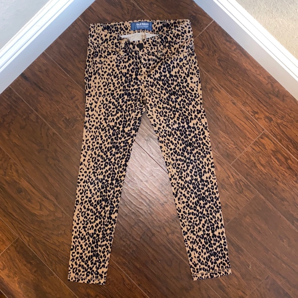 Leopard Print Girls Rockstar Jeggings size 6